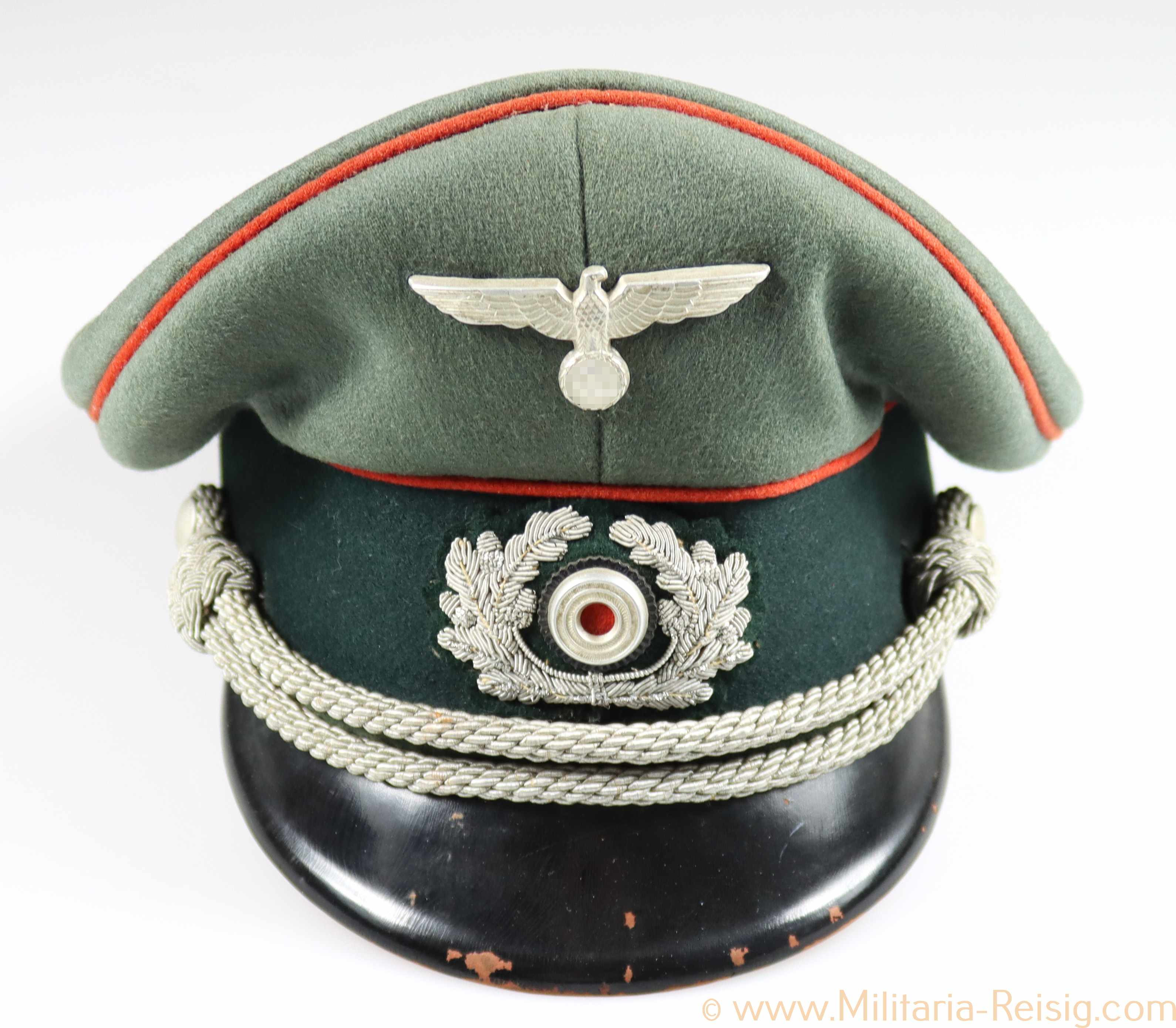 Schirmmütze für Offiziere der Artillerie