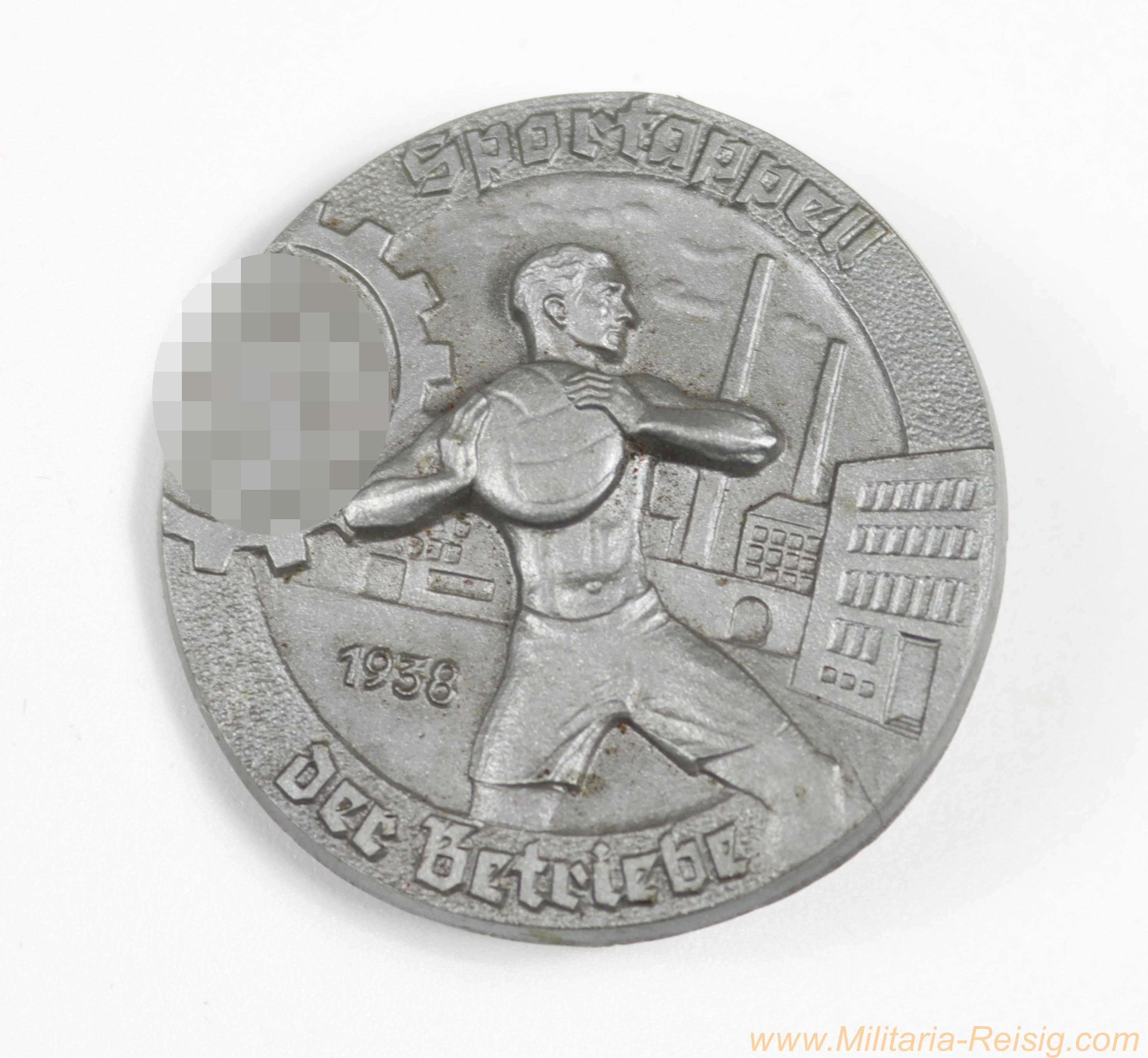 Abzeichen - "Sportappell der Betriebe 1938"