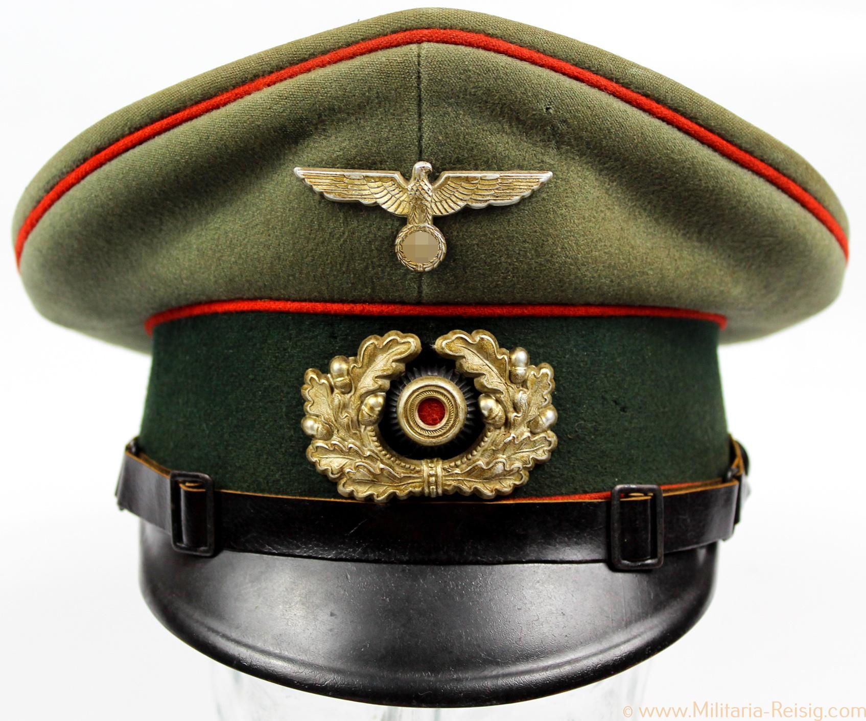 Schirmmütze für Mannschaften der Artillerie, Hersteller Tiller A.-G.