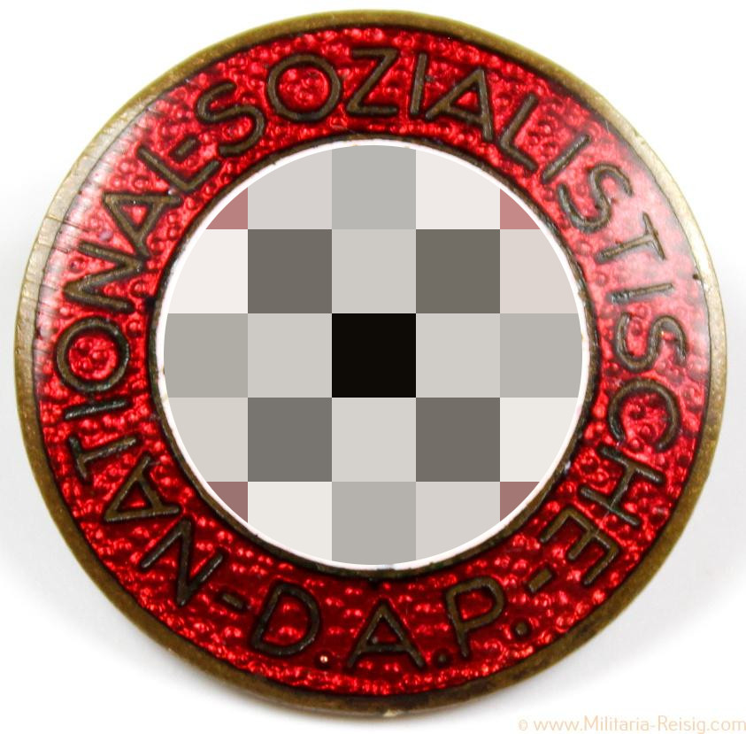 NSDAP Parteiabzeichen, Herst. RZM M1/127 (Alfred Stübbe, Berlin)