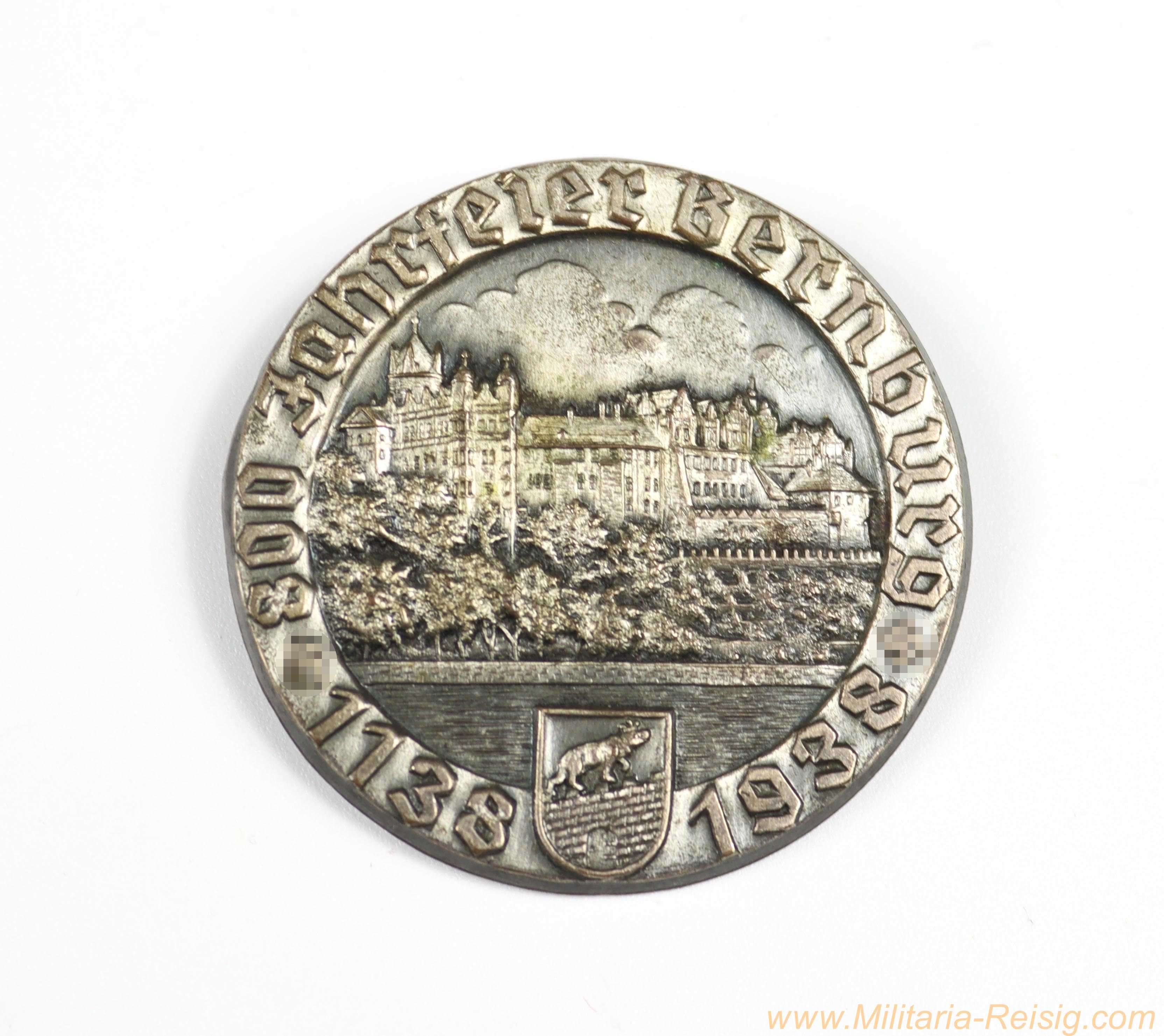 Abzeichen - "800 Jahrfeier Bernburg 1138-1938"