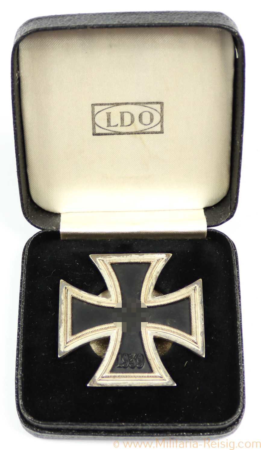 Eisernes Kreuz 1. Klasse 1939 im LDO Etui, Hersteller L/16