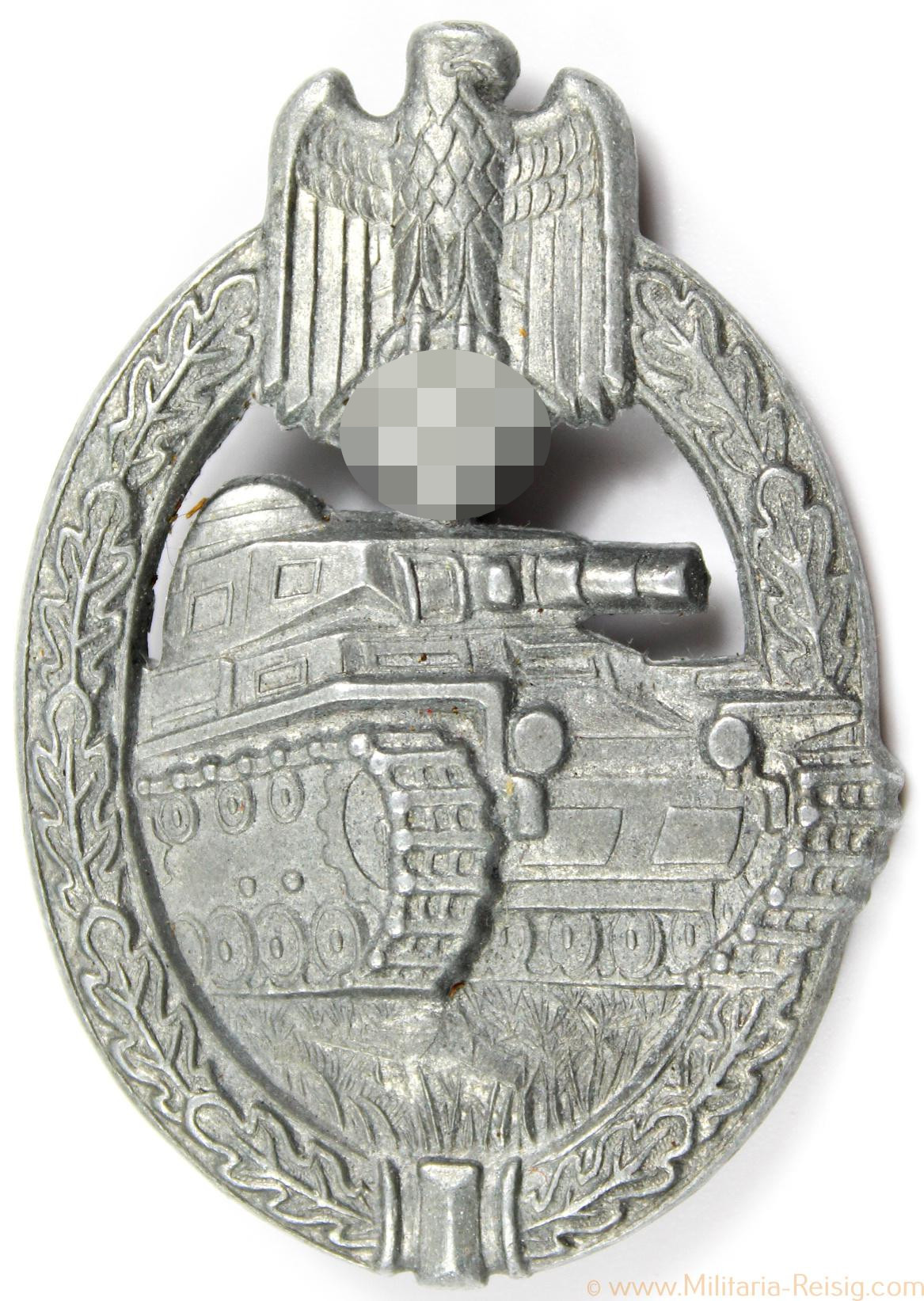 Panzerkampfabzeichen in Silber, Hermann Aurich Dresden