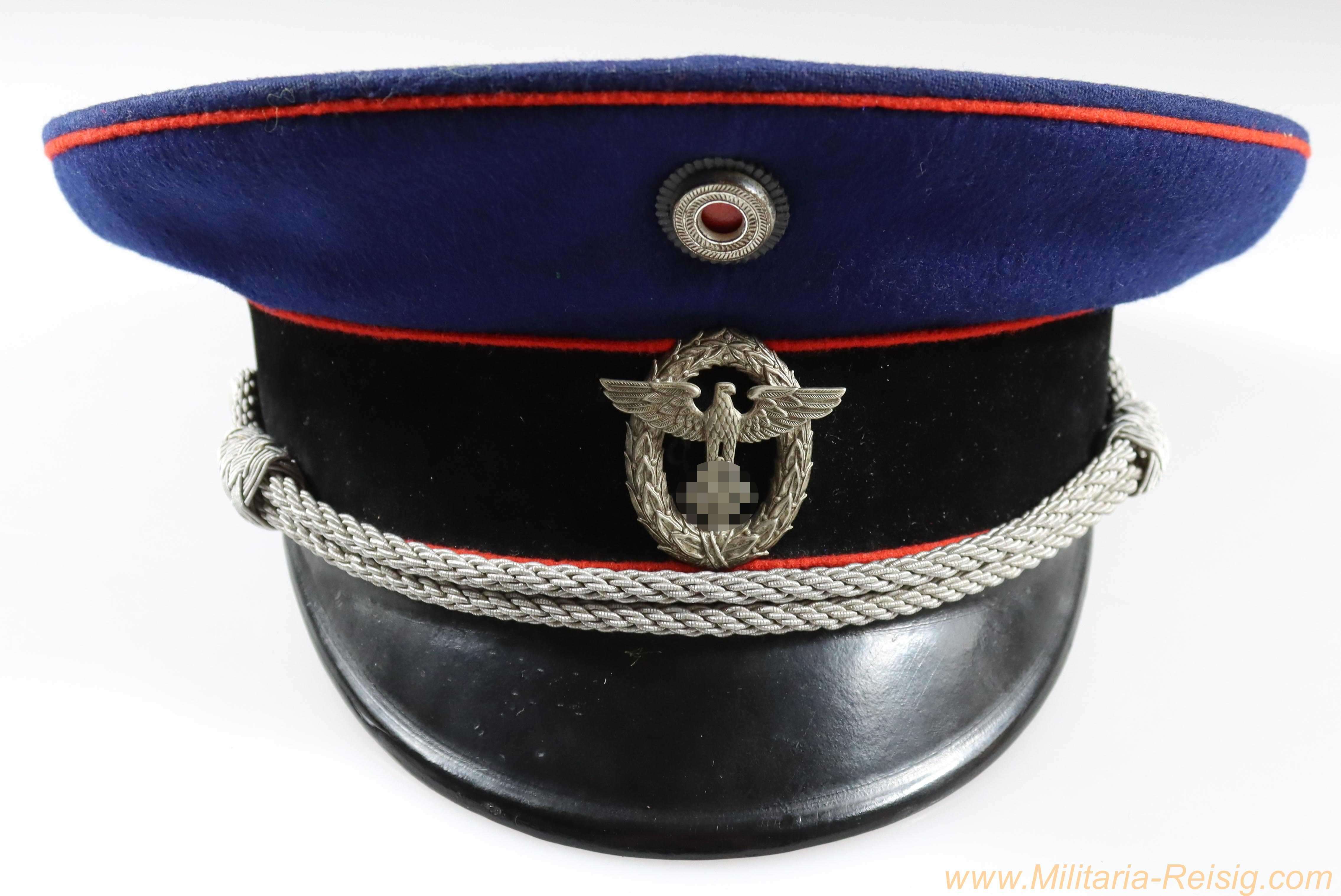 Schirmmütze für einen Offizier der Freiwilligen Feuerwehr