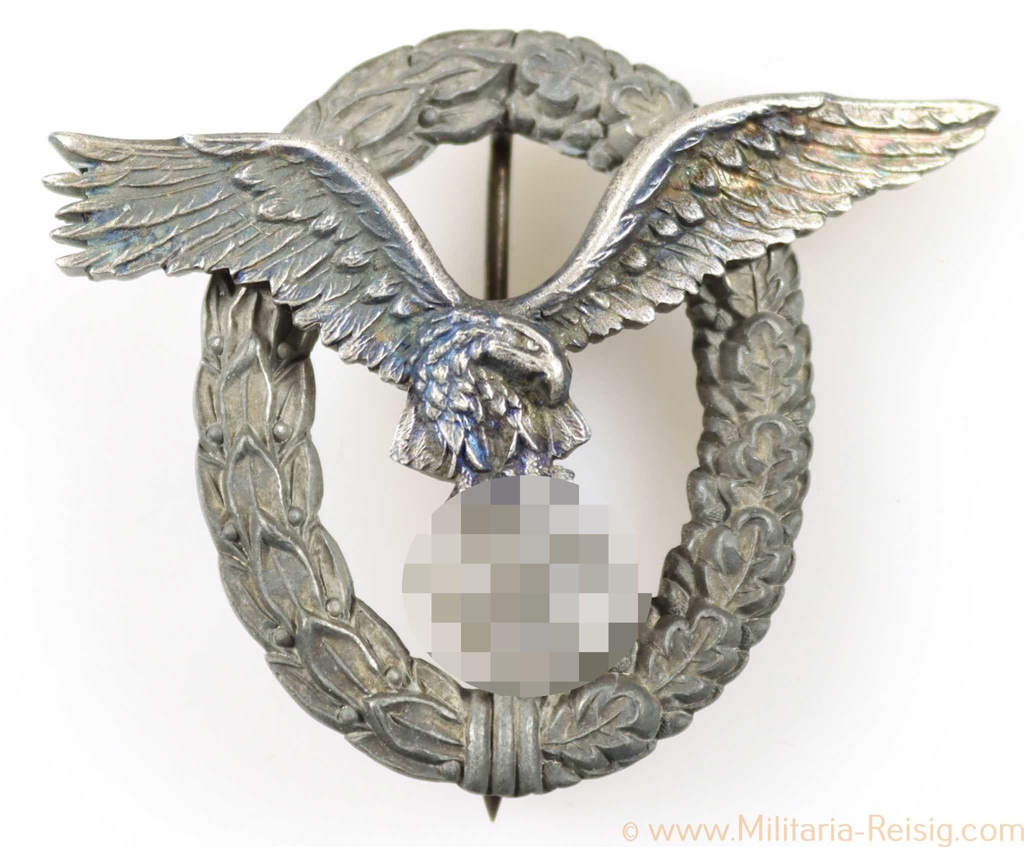 Flugzeugführerabzeichen, Hersteller C.E. Juncker, Berlin (J4)