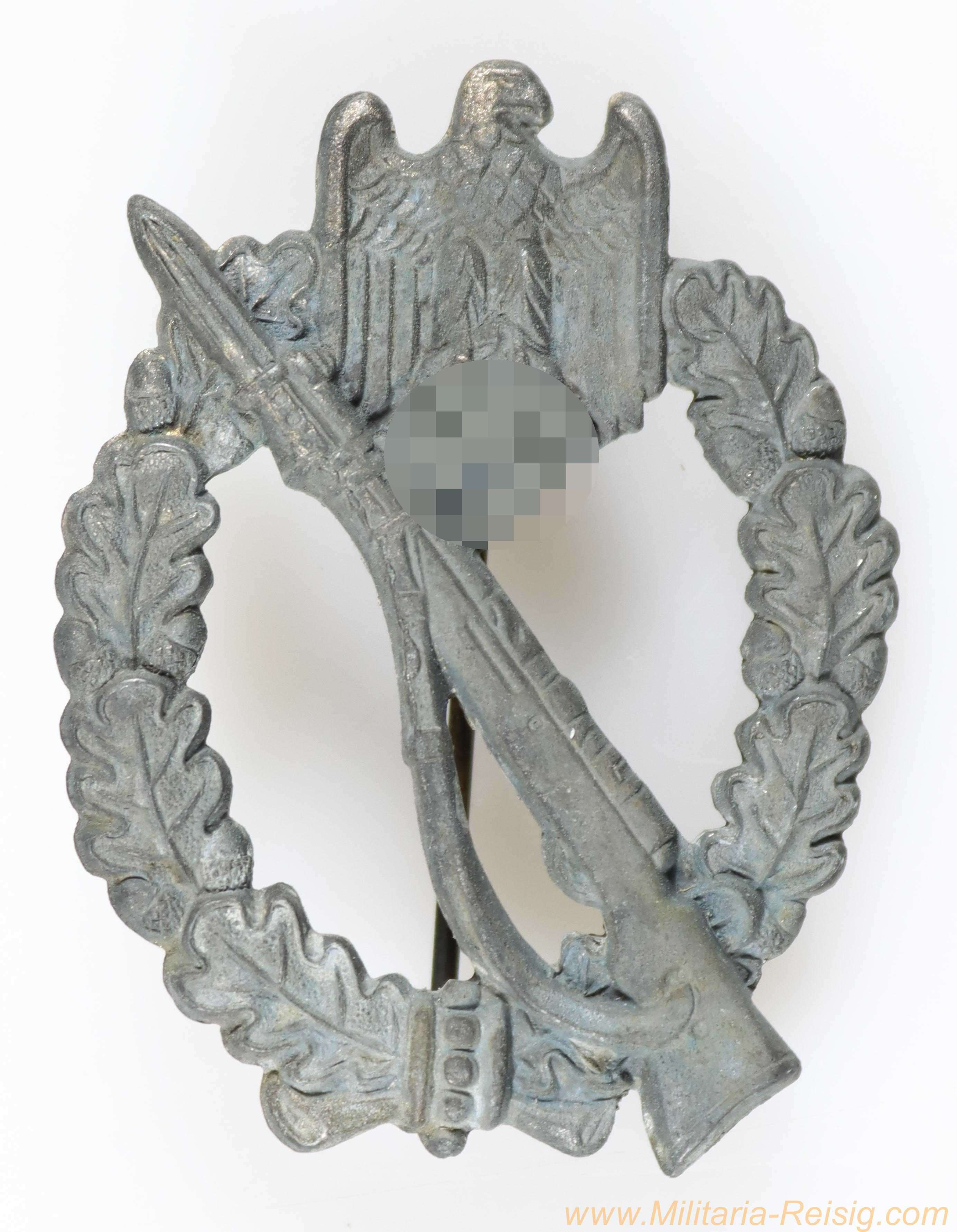 Infanterie Sturmabzeichen in Silber, Hersteller R.S. 