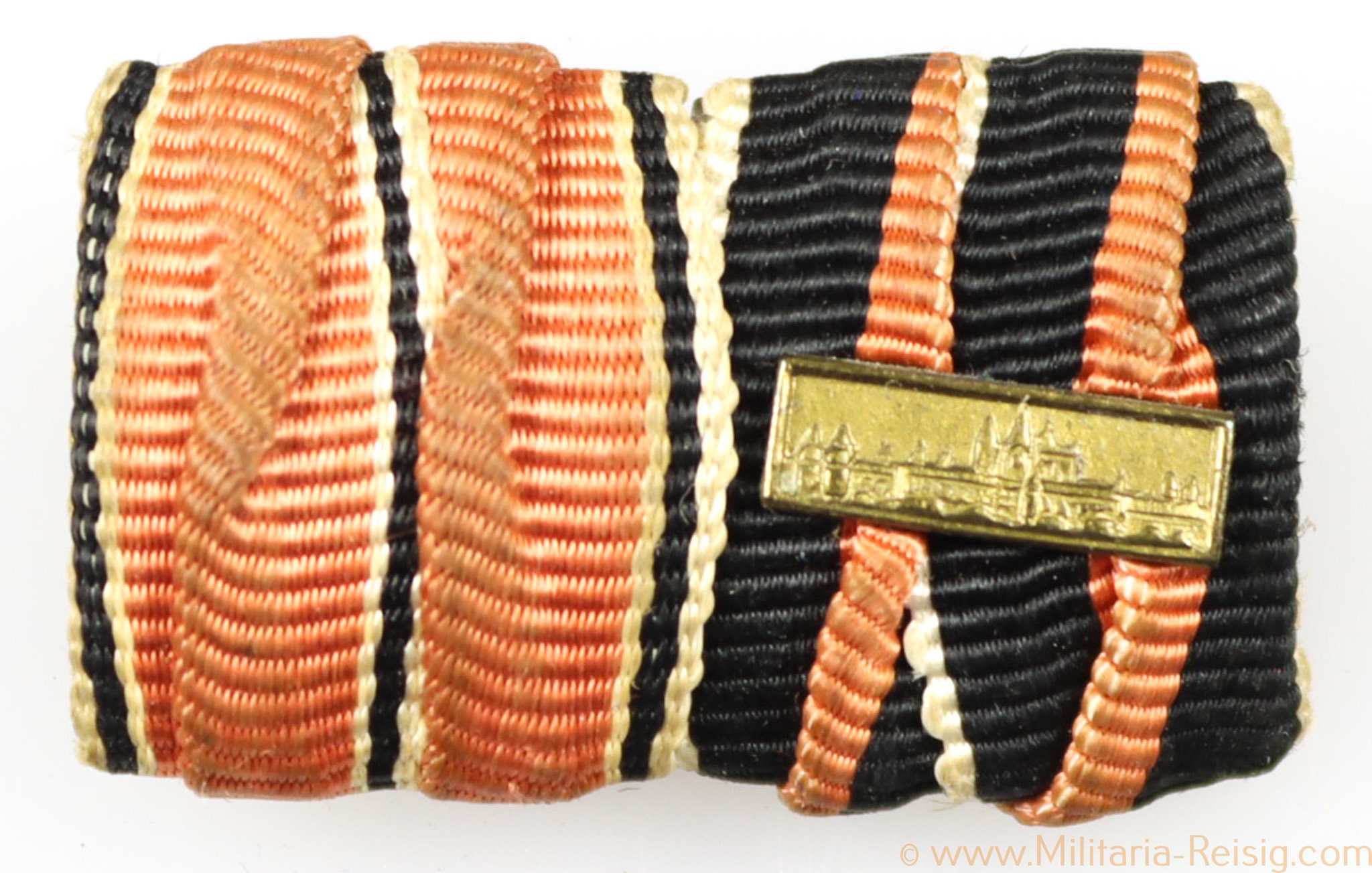 Bandspange (Österreich u. Sudetenland-Medaille mit Spange Prager Burg)