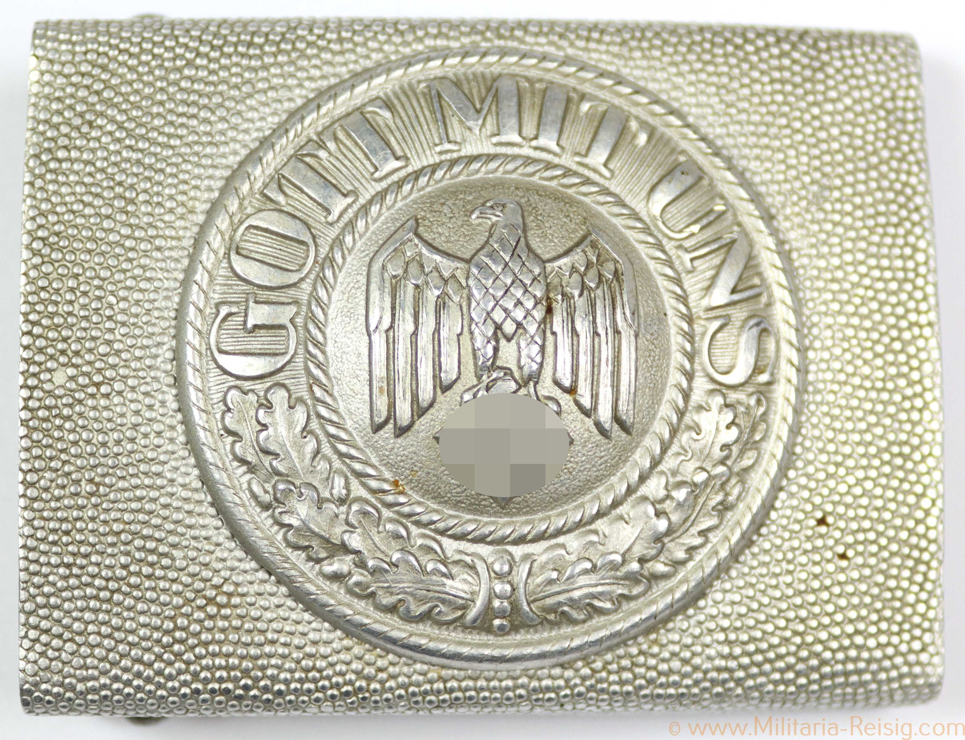 Wehrmacht Koppelschloss "Gott mit uns", 1. Modell