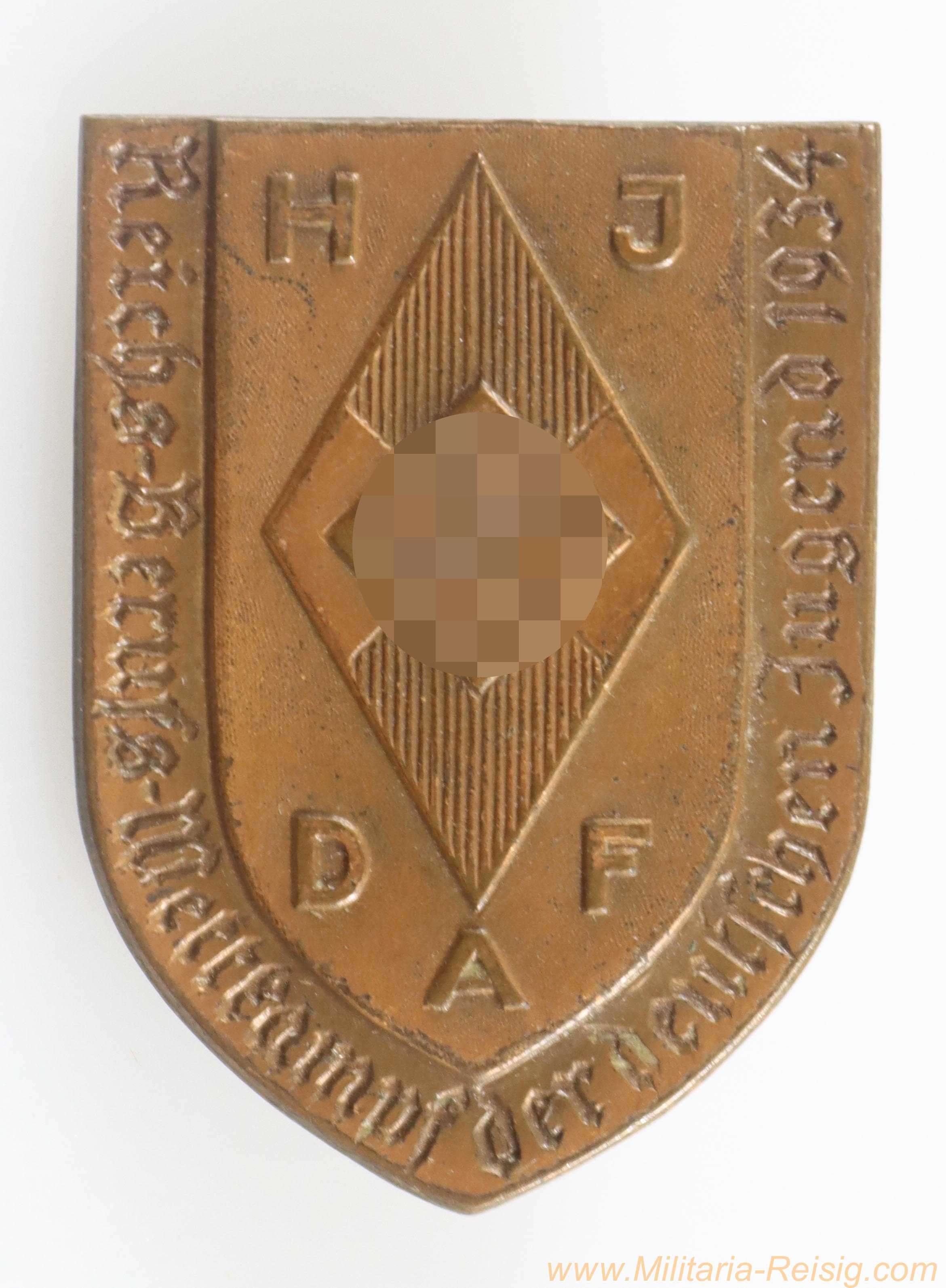HJ Abzeichen Reichsberufswettkampf der deutschen Jugend 1934