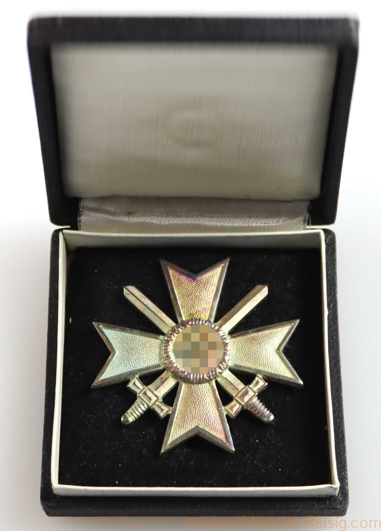 Kriegsverdienstkreuz 1. Klasse mit Schwertern 1939 im Etui, Hersteller 1