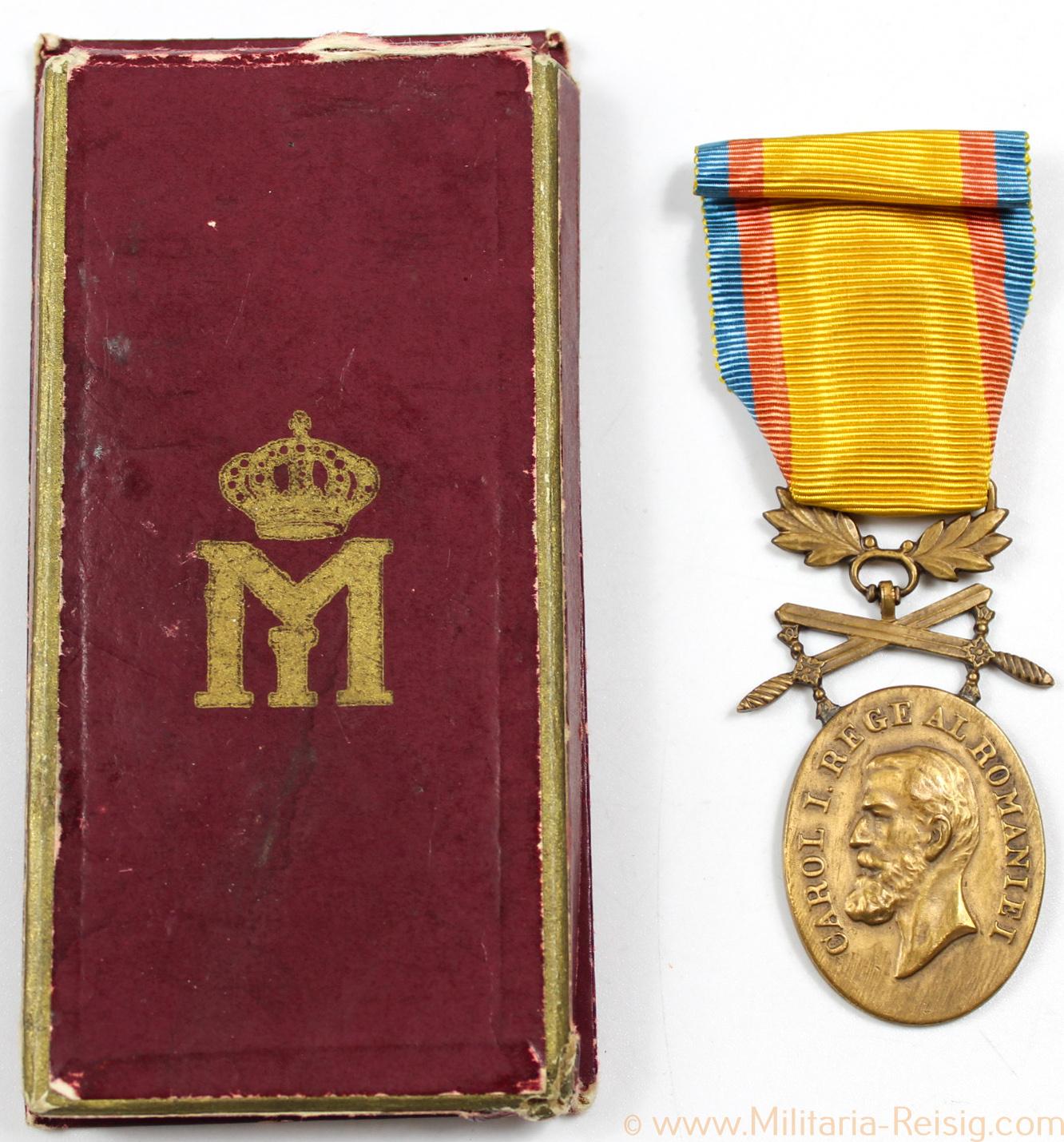 Rumänien Medaille für Mannhaftigkeit und Treue in Bronze