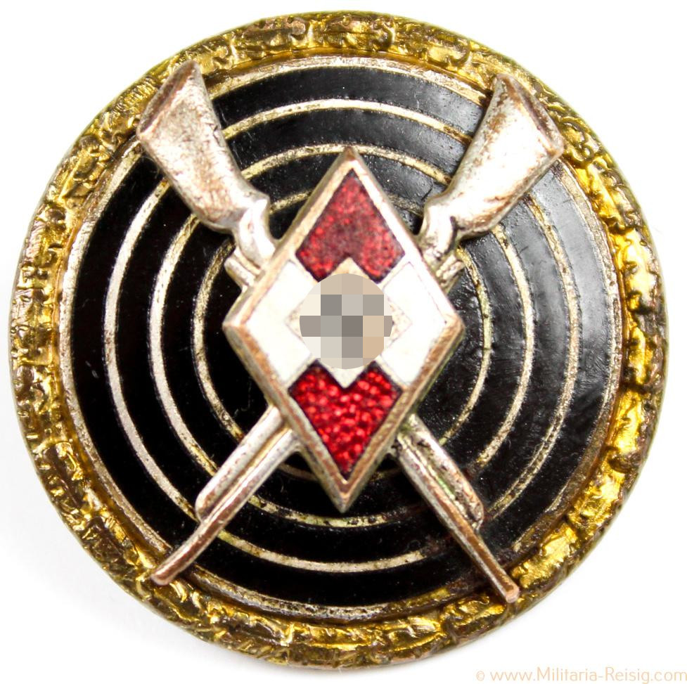 HJ Schießauszeichnung für Meisterschützen, Herst. RZM M1/63, sehr selten!