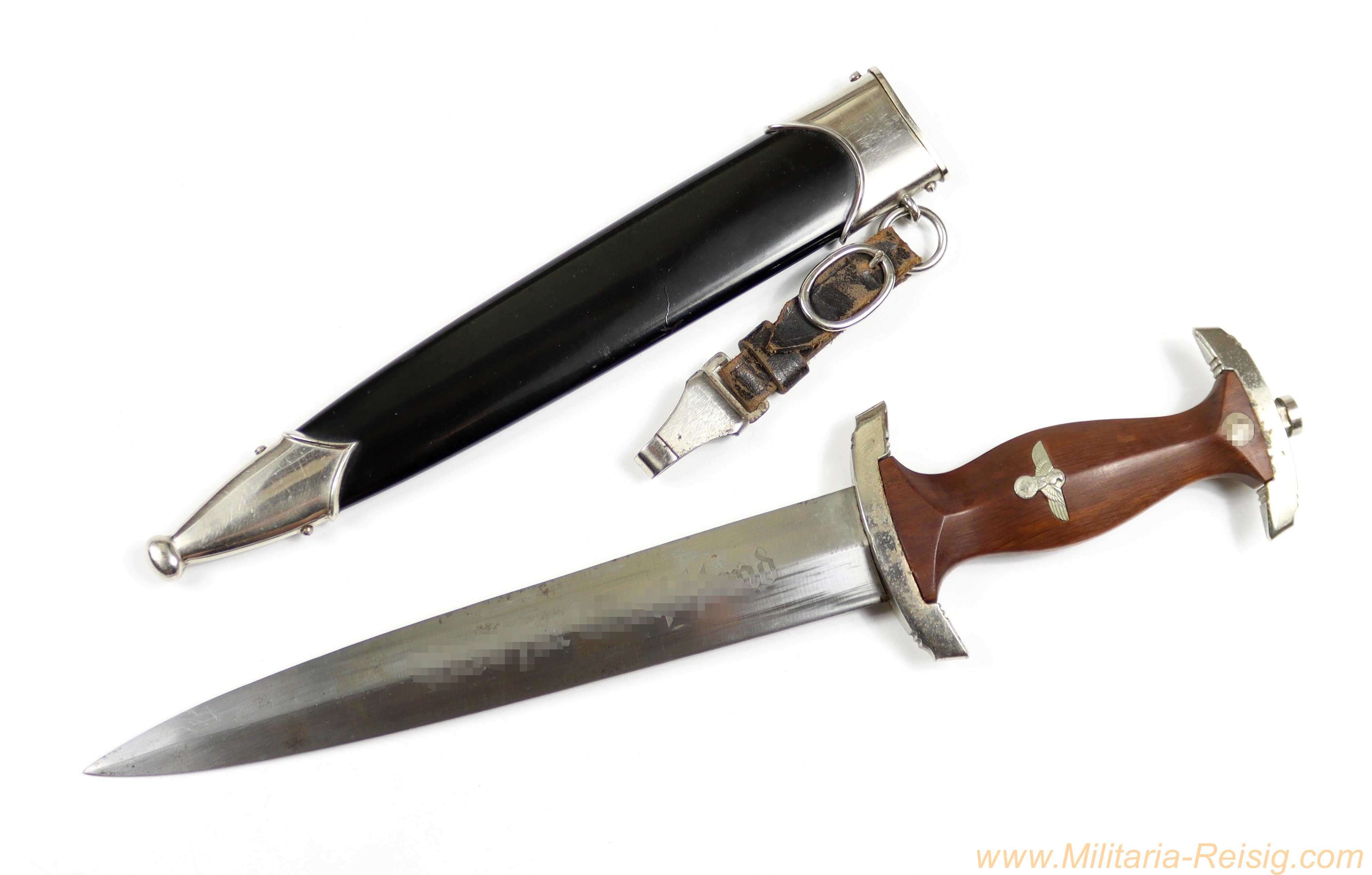 NSKK Dolch mit Gehänge, Hersteller RZM M7/5 (Carl Julius Krebs, Solingen)