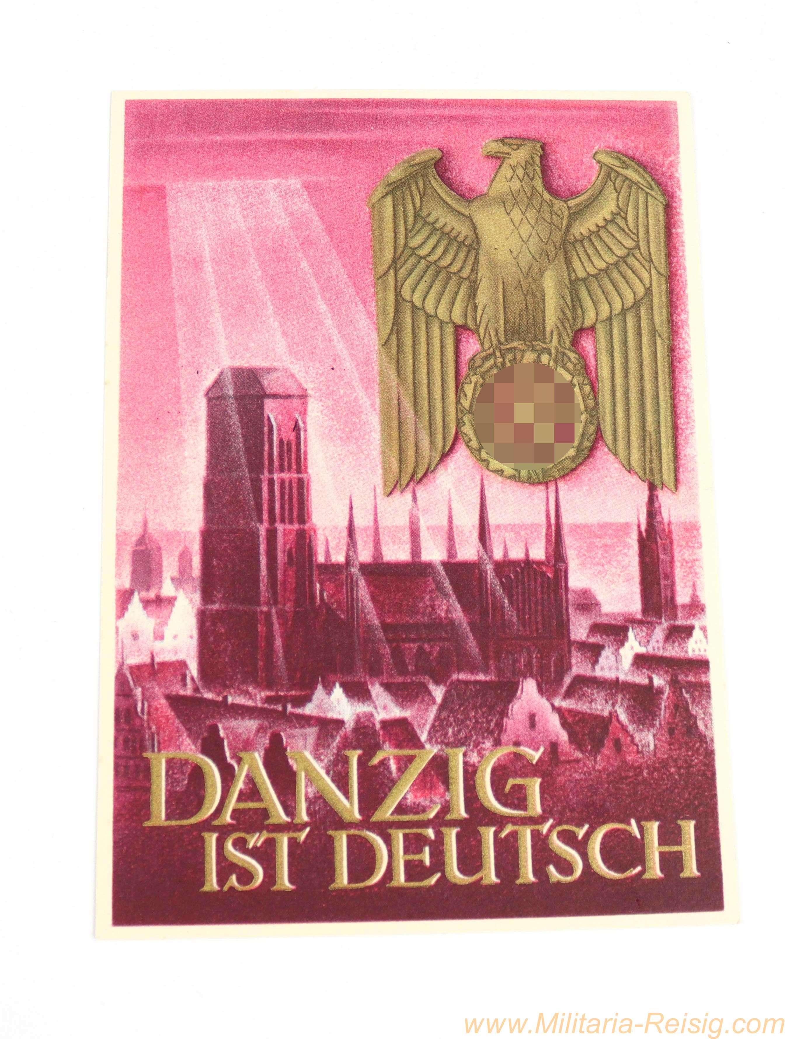 Propaganda-Postkarte "Danzig ist deutsch"