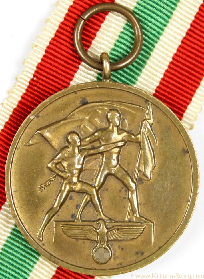 Memelland-Medaille, Medaille zur Erinnerung an die Heimkehr des Memellandes