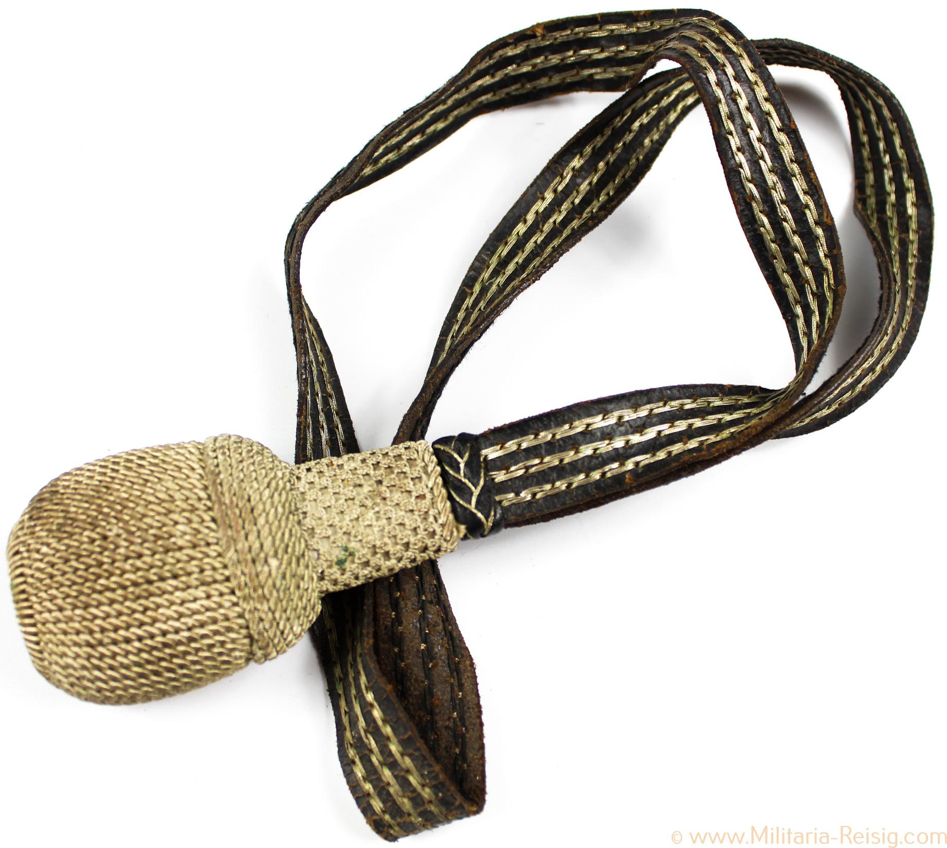 Portepee für einen Offizierssäbel - Kaiserreich