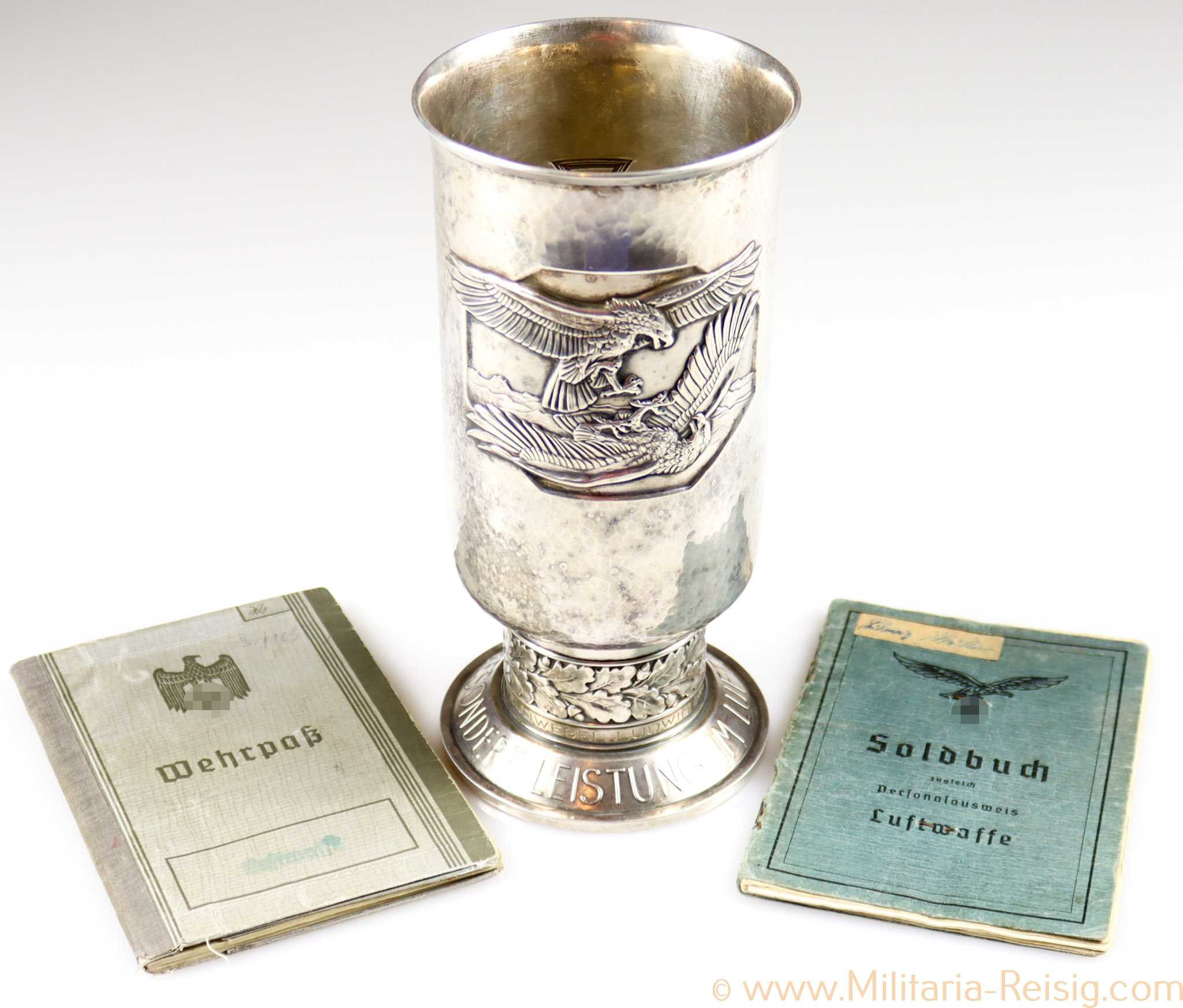 Luftwaffe, Nachlass des Deutschen Kreuz in Gold Inhaber Leutnant Ludwig Müller, Kampfgeschwader 27