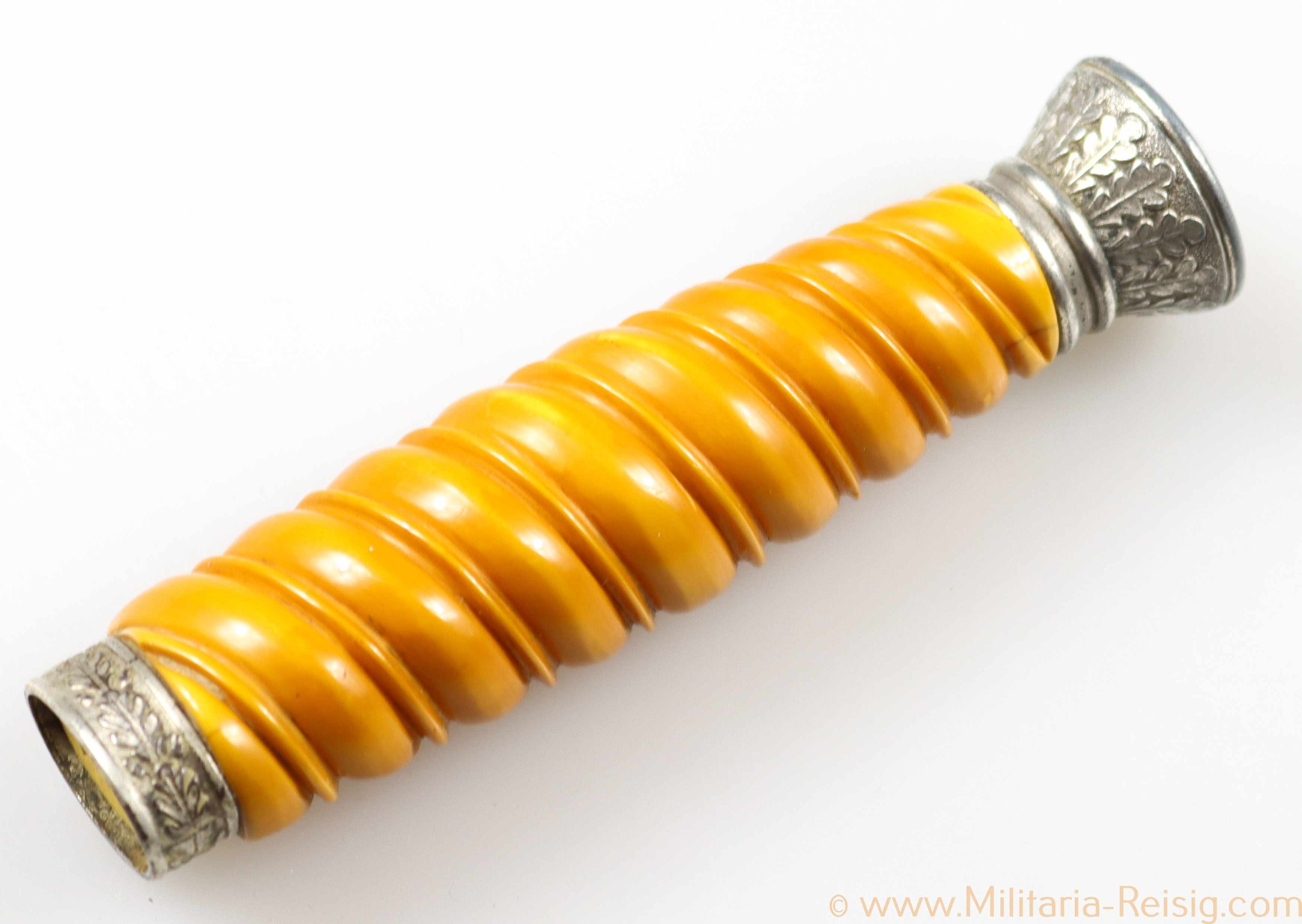 Griffstück, Griffring und Knauf für einen Heeres Offiziersdolch von Hörster