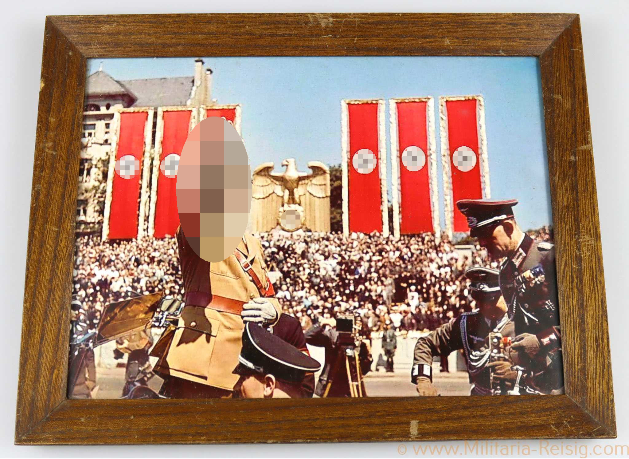 Adolf Hitler Propaganda Bild gerahmt