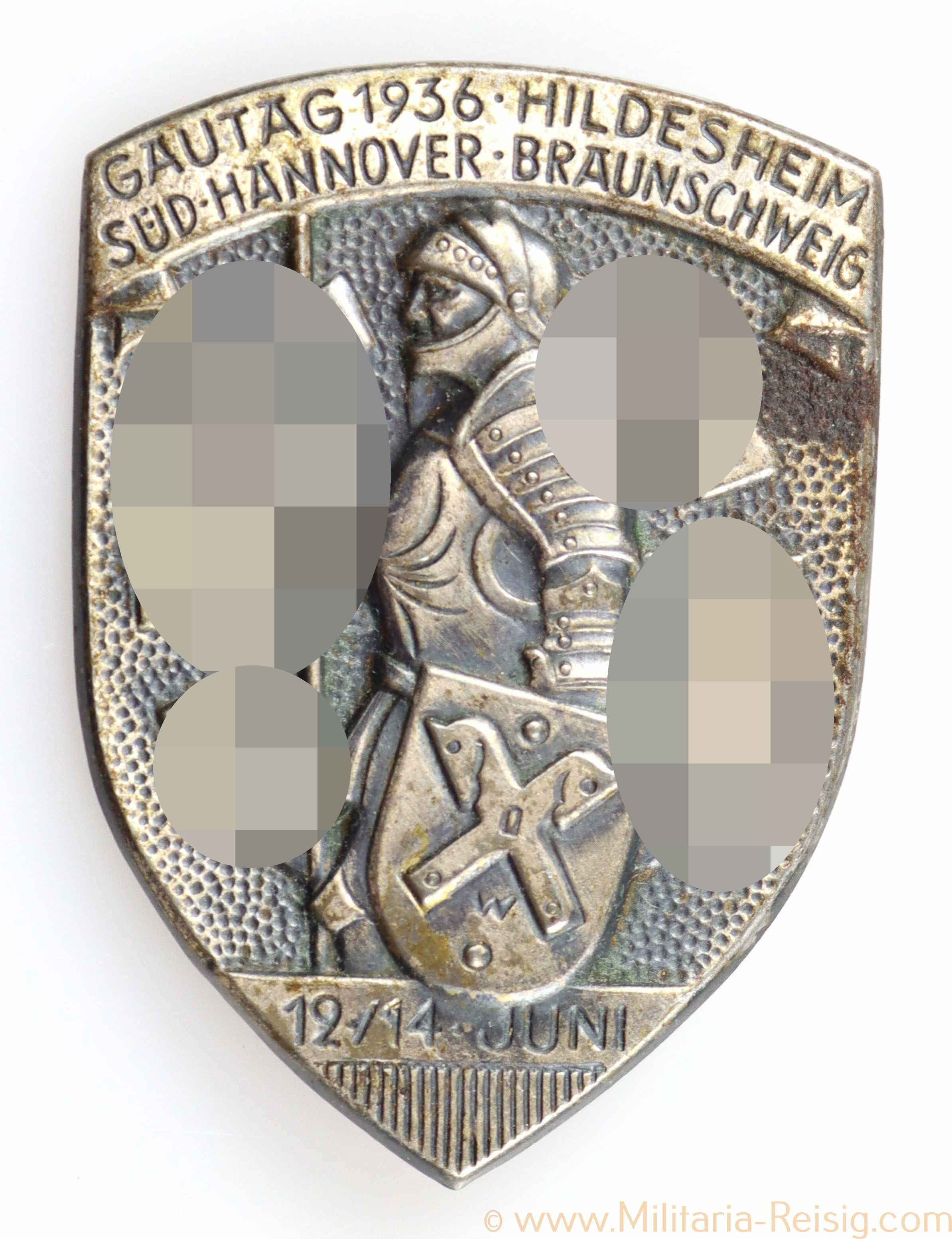 Abzeichen "Gautag Süd-Hannover Braunschweig - Hildesheim 12./14. Juni 1936"