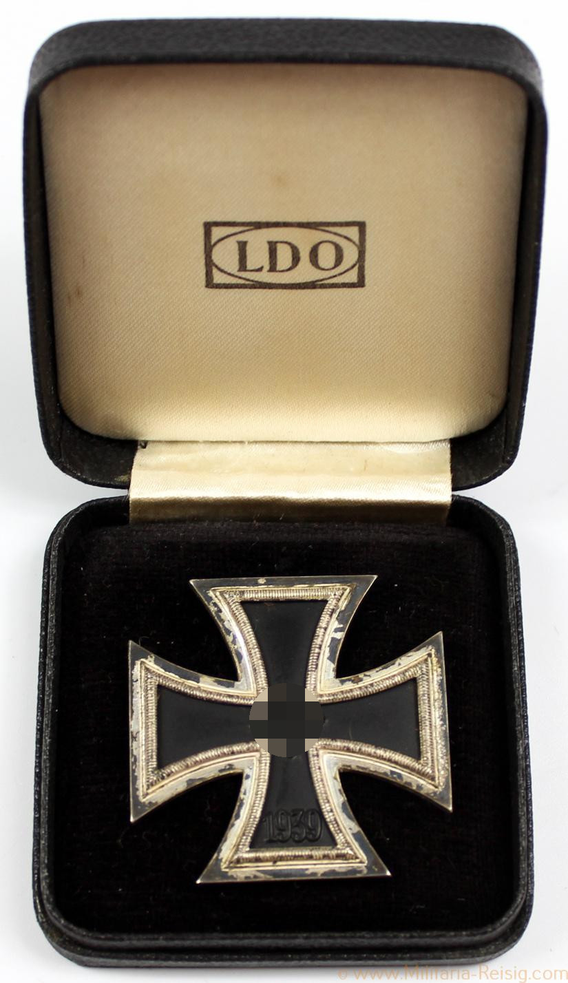 Eisernes Kreuz 1. Klasse 1939 im Etui, Herst. L55