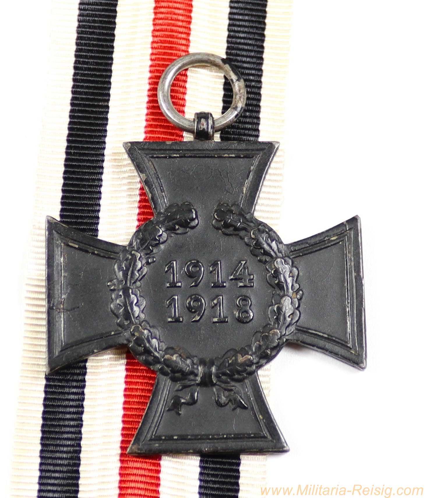 Ehrenkreuz für Witwen und Eltern 1914/1918 am Band, Hersteller "D.S.M."