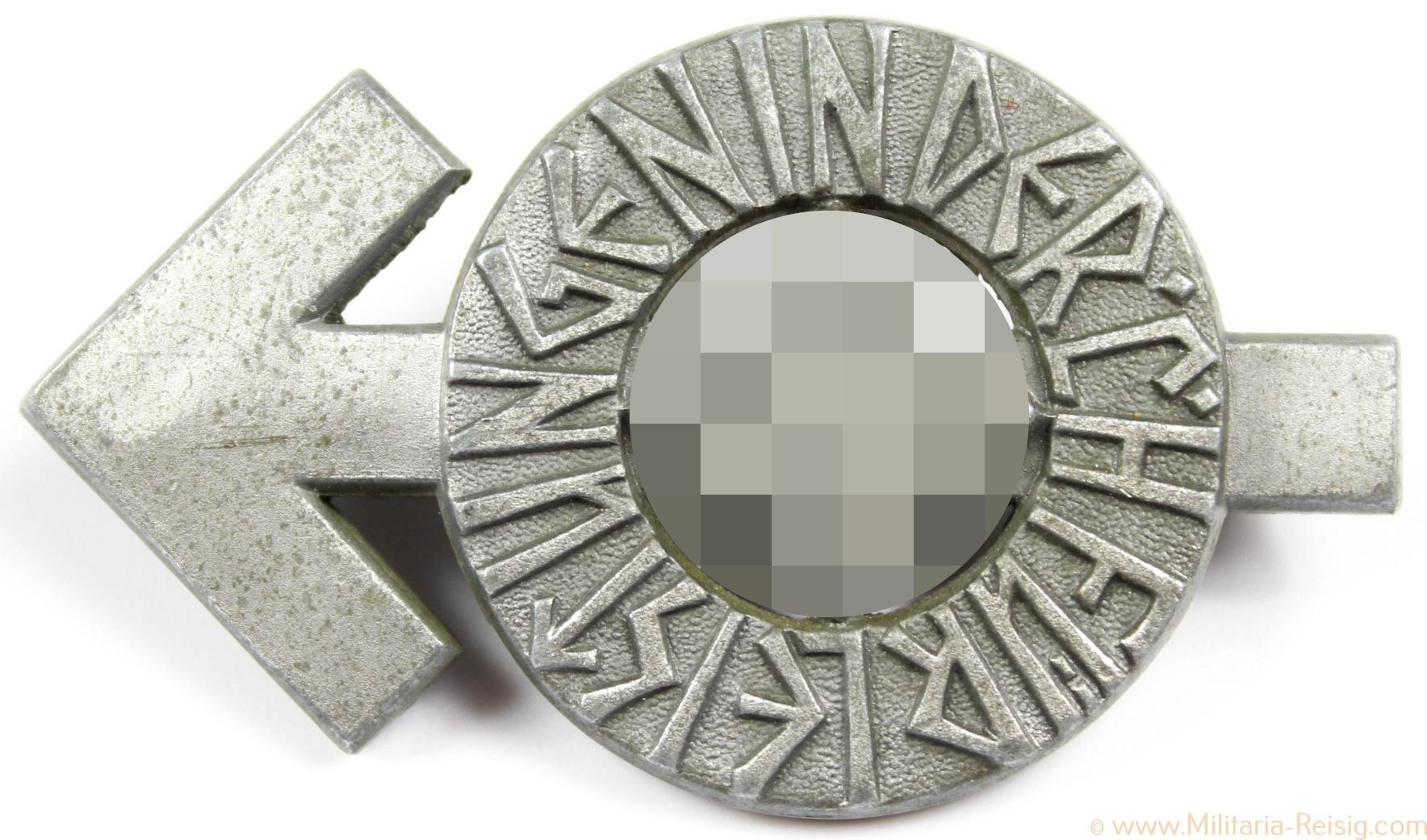 HJ Leistungsabzeichen in Silber mit Verleihungsnummer, Herst. RZM M1/36