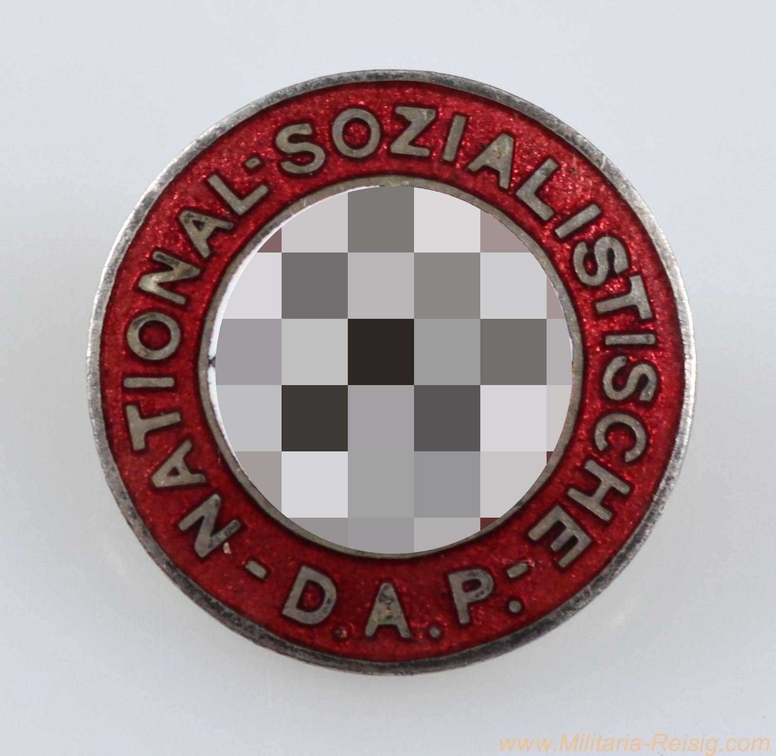 Frühes NSDAP Parteiabzeichen, Hersteller Deschler & Sohn München