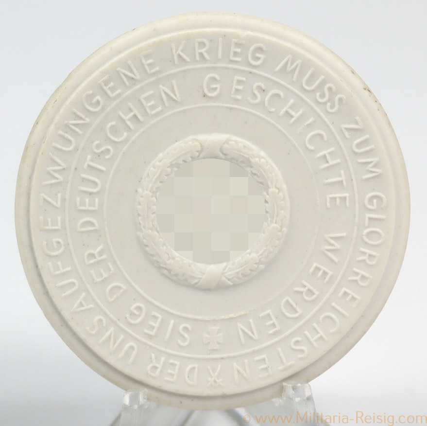 Porzellanplakette - "Es gibt heute keine Inseln mehr"