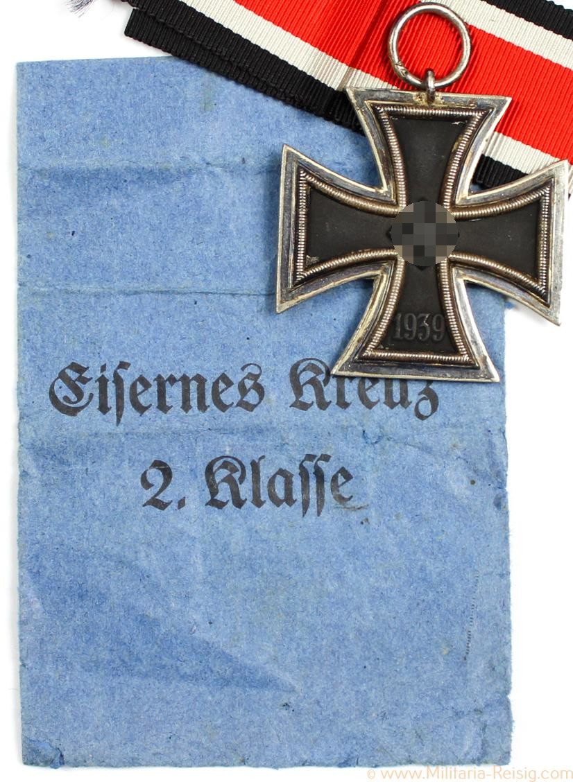 Eisernes Kreuz 2. Klasse 1939, Herst. 24 + Verleihungstüte