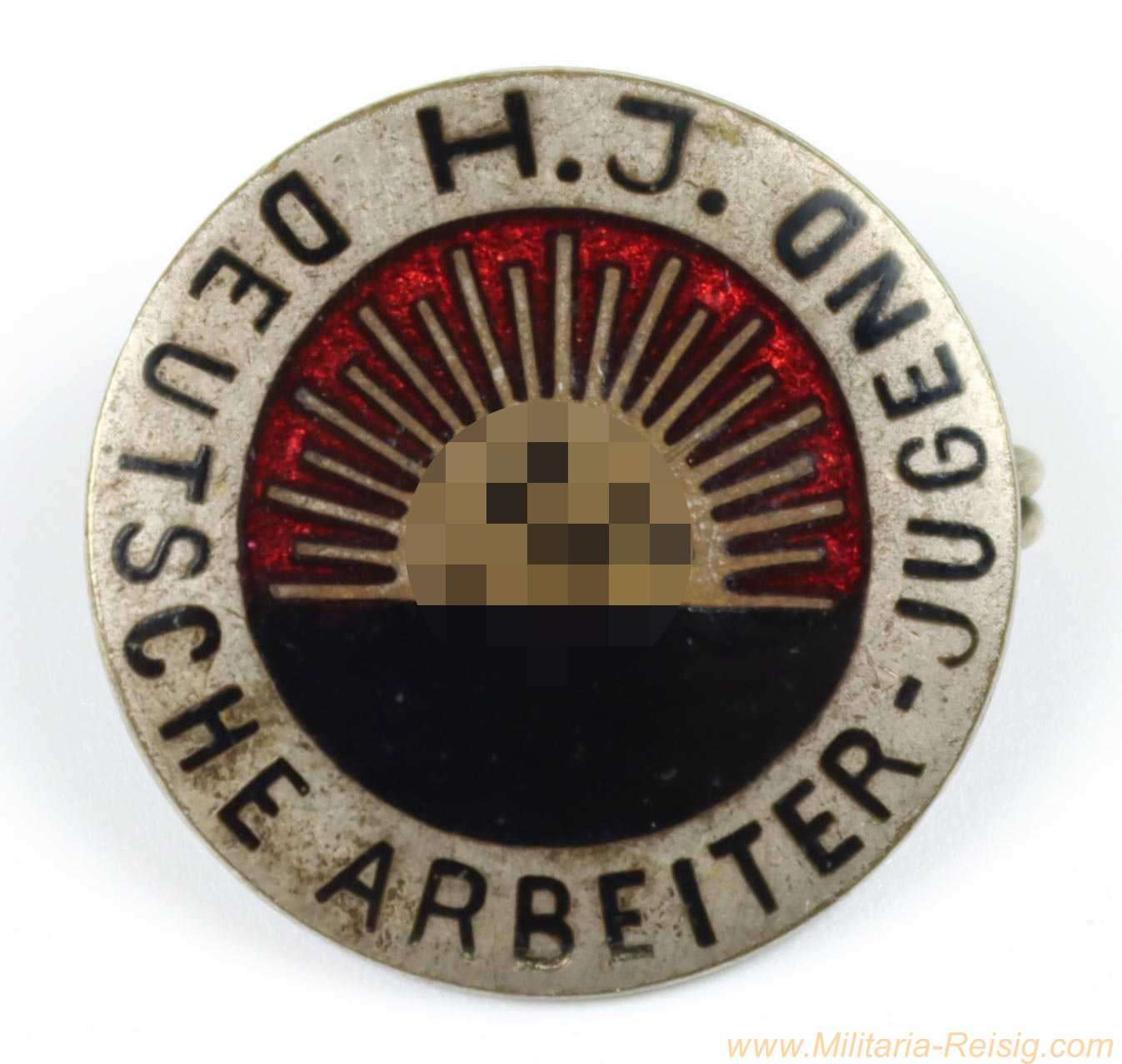 HJ Traditionsabzeichen "Deutsche Arbeiter-Jugend" - GES. GESCH.
