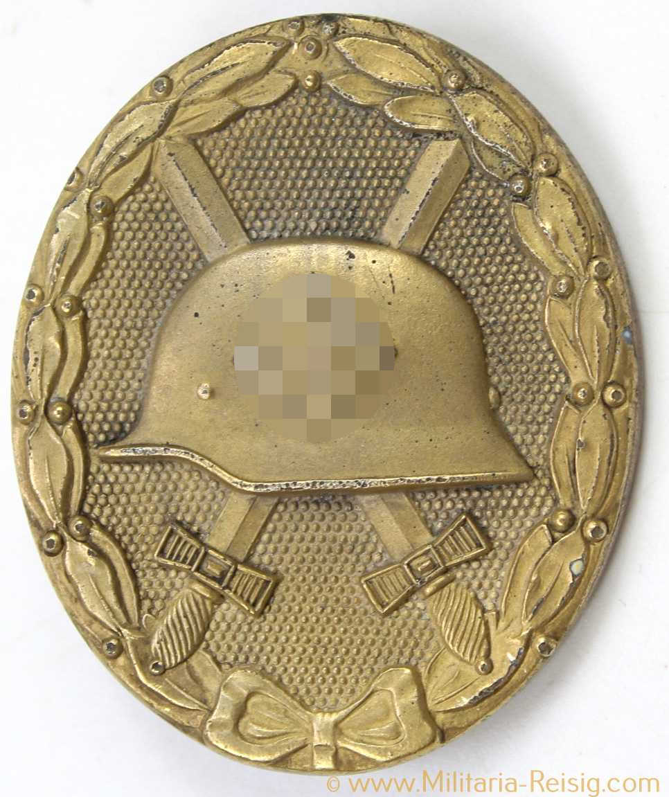 Verwundetenabzeichen in Gold 1939, Herst. 65 (Klein & Quenzer, Oberstein)