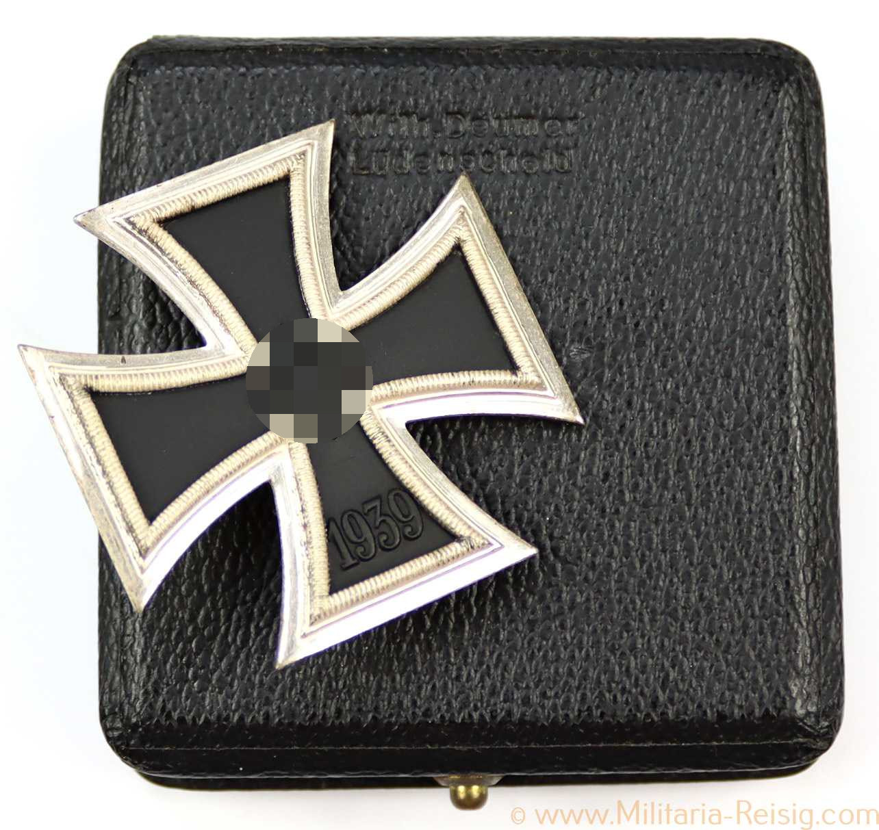 Eisernes Kreuz 1. Klasse 1939 im Etui, Hersteller L/11