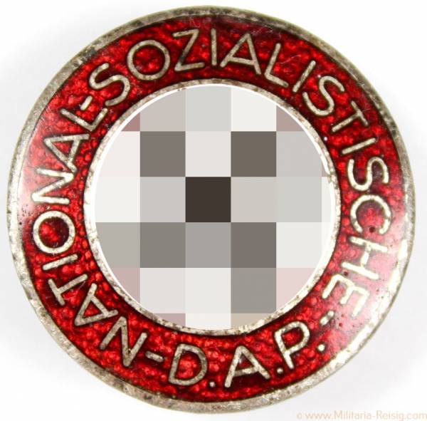 NSDAP Parteiabzeichen Knopfloch Version, Herst. RZM M1/102 