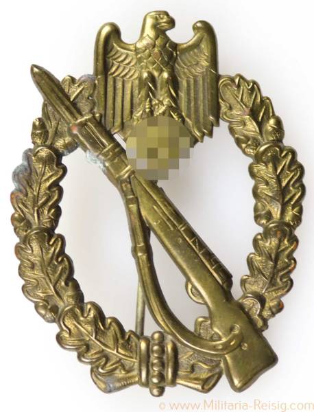 Infanterie Sturmabzeichen in Bronze, Hersteller B.H. Mayer, Pforzheim