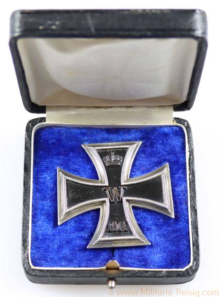 Eisernes Kreuz 1. Klasse 1914 im Etui, Hersteller G