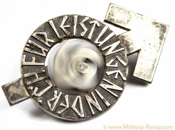 Hitlerjugend (HJ), Leistungsabzeichen in Silber, Doppelhersteller, extrem selten!