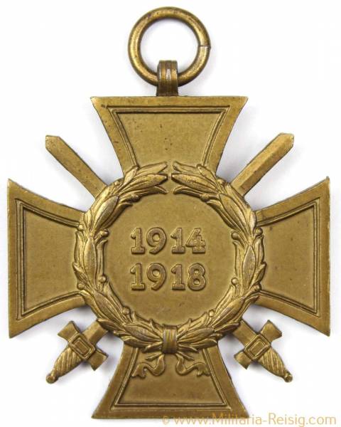 Ehrenkreuz für Frontkämpfer 1914-1918, Herst. Christian Lauer, Nürnberg