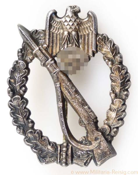 Infanterie Sturmabzeichen in Silber, Hersteller GWL