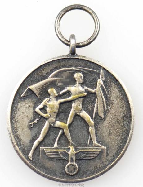 Anschluss Medaille 13. März 1938 Österreich, Hersteller L/13