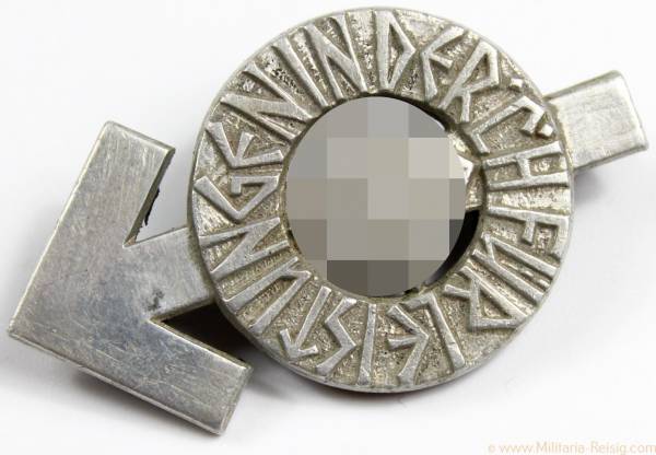 HJ Leistungsabzeichen in Silber mit Verleihungsnummer, Herst. RZM M1/36