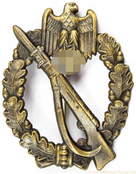 Infanterie Sturmabzeichen in Bronze , Herst. JFS