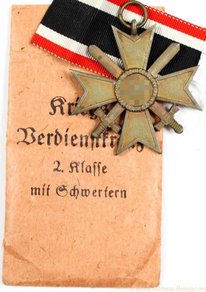 Kriegsverdienstkreuz mit Schwertern 2.Klasse 1939, Herst. 45 (Franz Jungwirth, Wien)