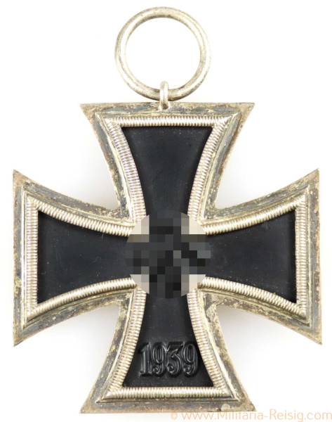 Eisernes Kreuz 2. Klasse 1939, Hersteller Grossmann & Co., Wien, "Straight Arms" Variante.