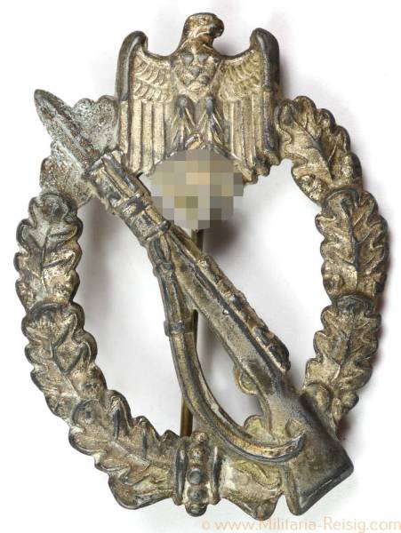 Infanterie Sturmabzeichen in Silber, Hersteller Ferdinand Wiedmann, Frankfurt am Main