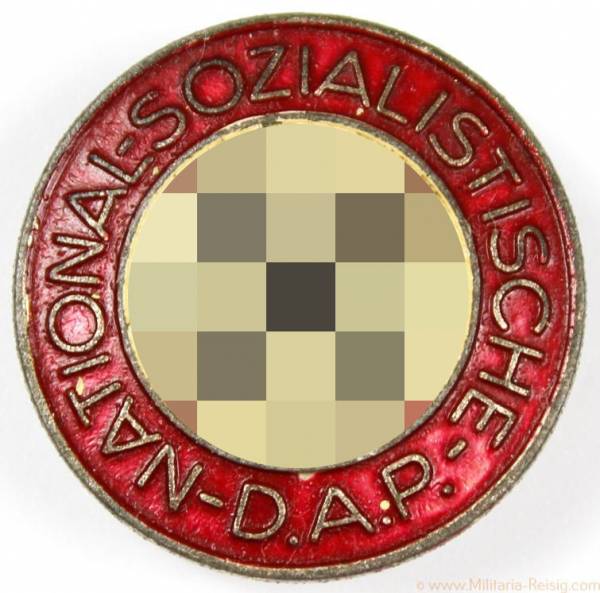 NSDAP Parteiabzeichen Knopfloch Version, Herst. RZM M1/120 (Wilhelm Deumer)