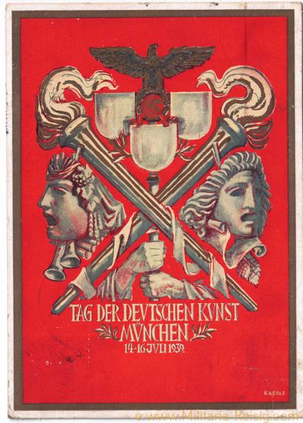 Postkarte "Tag der deutschen Kunst München 1939"