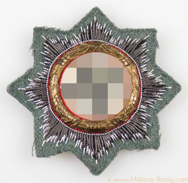 Deutsches Kreuz in Gold, Stoffausführung