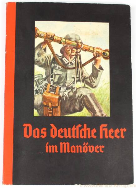 Sammelbilderalbum "Das deutsche heer im Manöver"