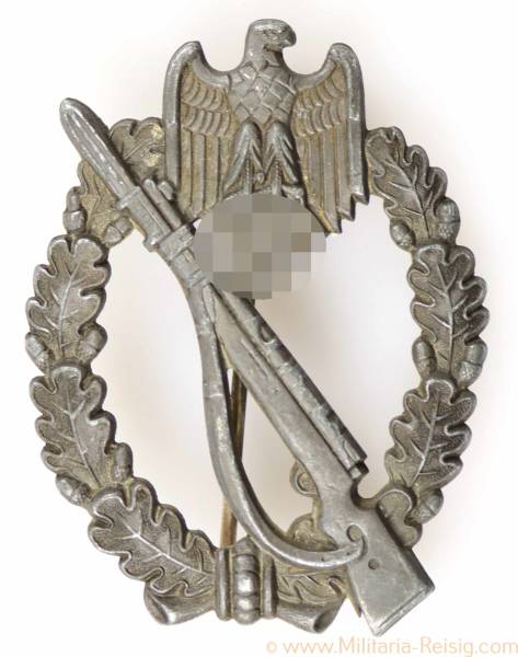 Infanterie Sturmabzeichen in Silber, Hersteller Steinhauer & Lück, Lüdenscheid